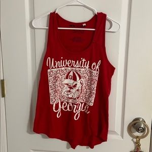 University of Georgia red tank top